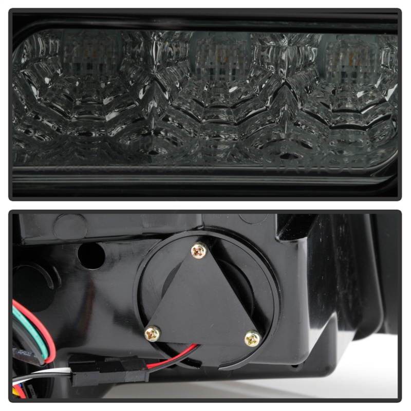 Ford Mustang LED Tail Lights - SPYDER - Sequential Turn Signal - Smoke - `10-`12