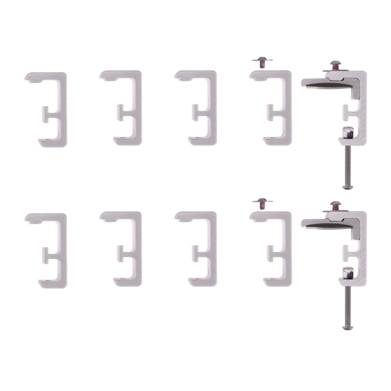 Toyota Tacoma Mount Kit - Thule - TracONE Truck Bed Rack Mount - Silver - `05-`15