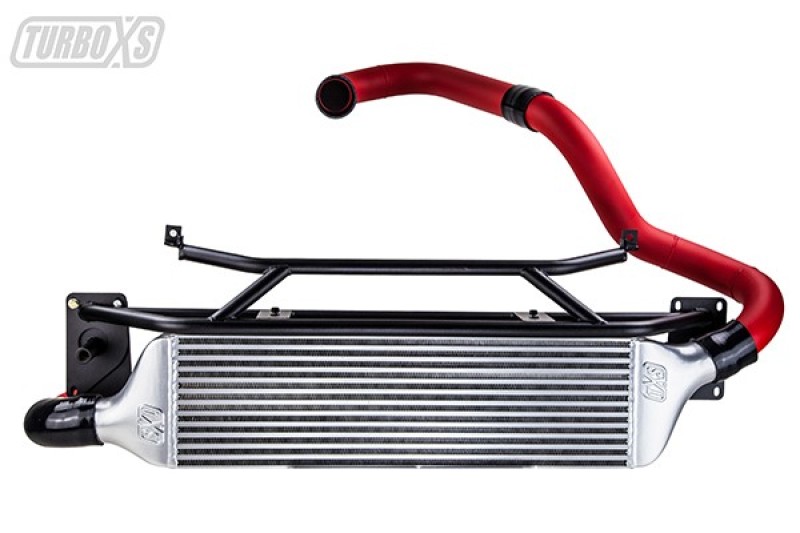 Subaru WRX Intercooler Kit - Front - Turbo XS - Wrinkle Red - `15-`19