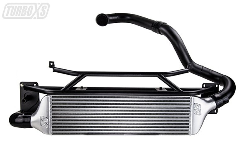 Subaru WRX Intercooler Kit - Front - Turbo XS - Front Mount - Wrinkle Black - `15-`19