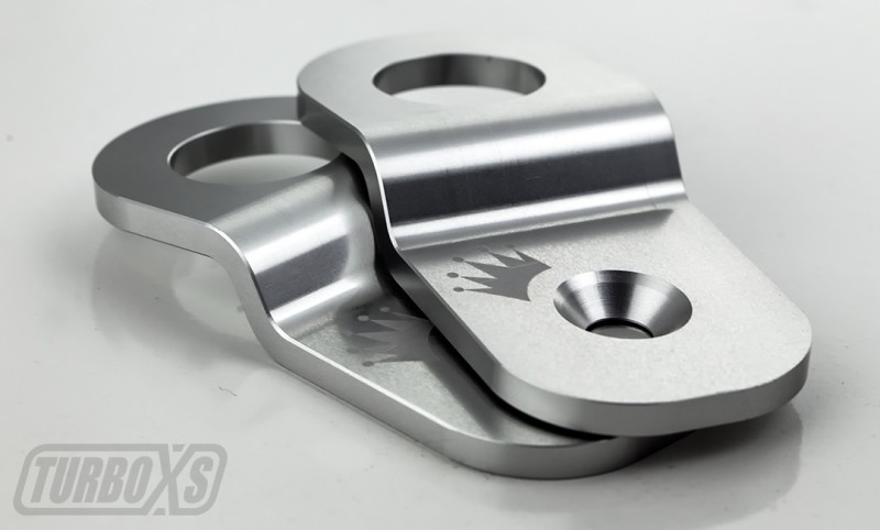 Subaru WRX Radiator Stay - Turbo XS - Billet Aluminum - Silver - `15-`19