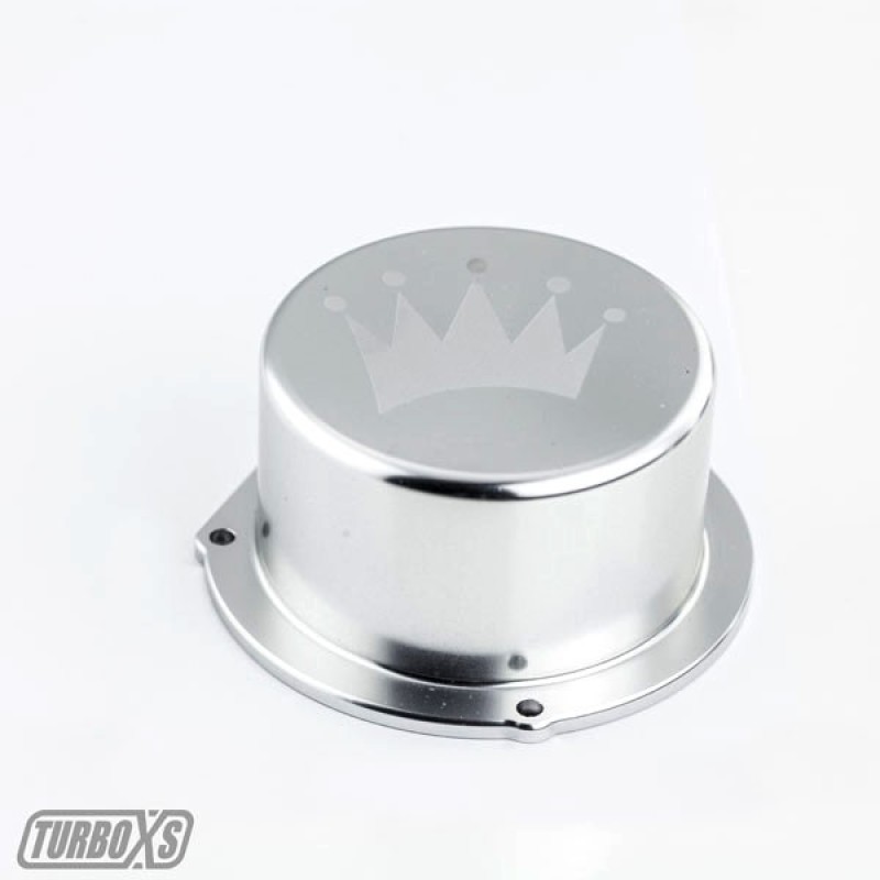 Subaru WRX Vacuum Pump Cover - Turbo XS - Billet Aluminum - Silver - `15-`19