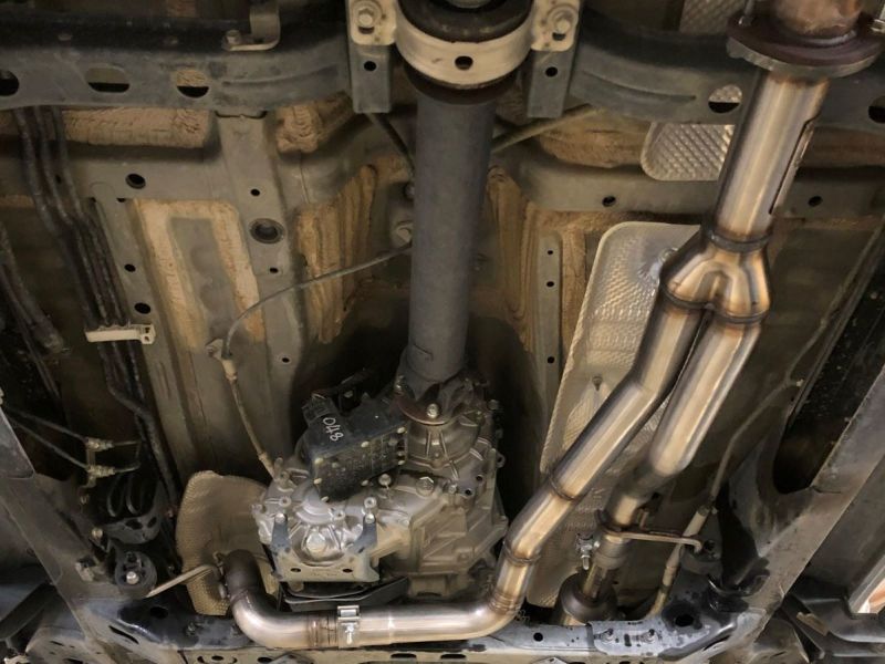 Toyota Tacoma Performance Exhaust - aFe - Twisted Steel Y-Pipe w/ Cat - `16-`20