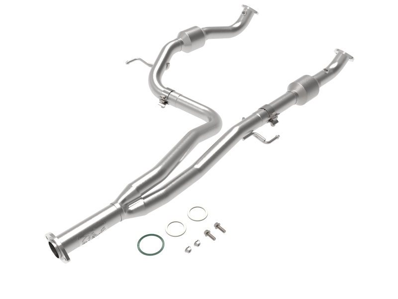 Toyota Tacoma Performance Exhaust - aFe - Twisted Steel Y-Pipe w/ Cat - `16-`20