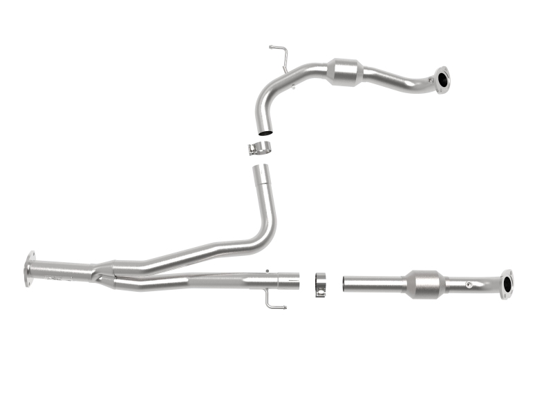 Toyota Tacoma Performance Exhaust - aFe - Twisted Steel Y-Pipe w/ Cat - `16-`20