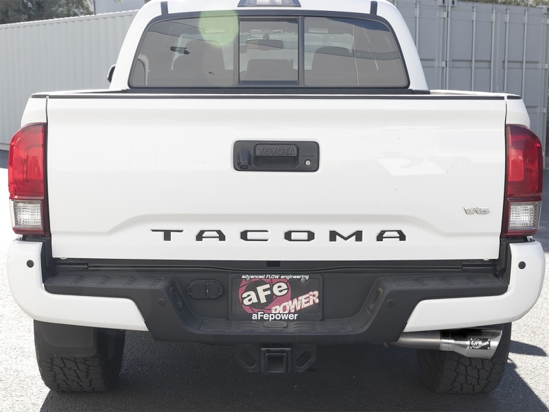 Toyota Tacoma Performance Exhaust - aFe - MACH Force-Xp 2-1/2in 304 SS Cat-Back - Polished - `16-`23