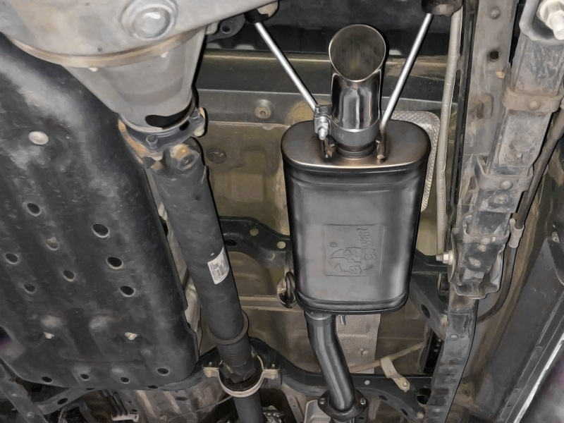 Toyota Tacoma Performance Exhaust - aFe - Cat Back Rock Basher 2.5in 409 Stainless - `16-`20