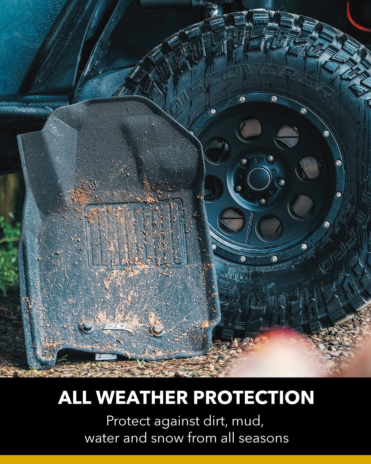 Jaguar F-PACE Floor Liners - Front - ACE Kagu - Black