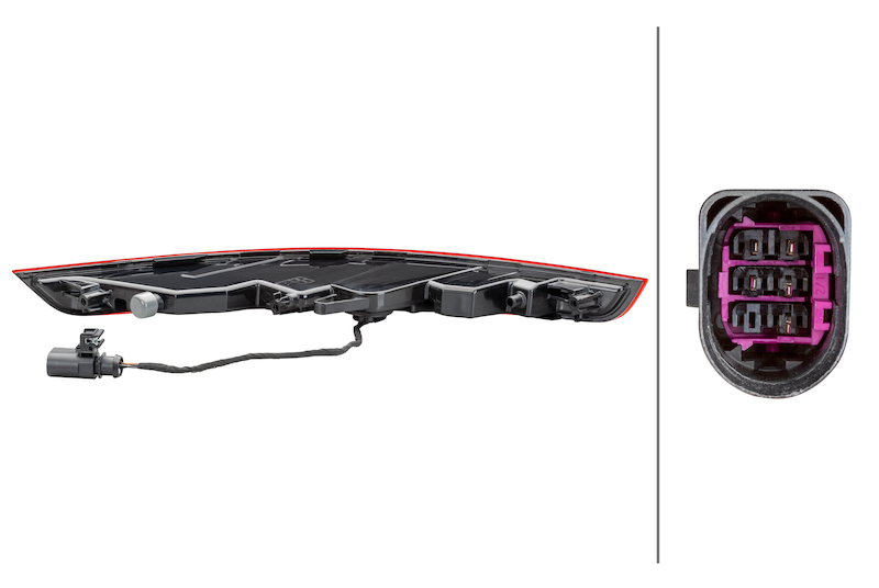 Porsche Macan Back Up Light Assembly - Rear Right - Hella - LED - `15-`18