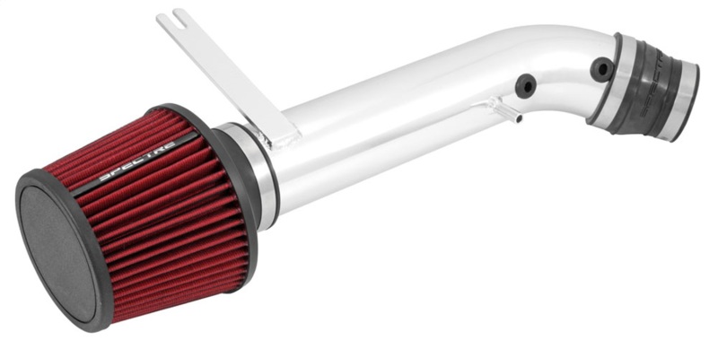 Honda Civic Performance Air Intake - Spectre - Polished w/Red Filter - 1.6L - `92-`00