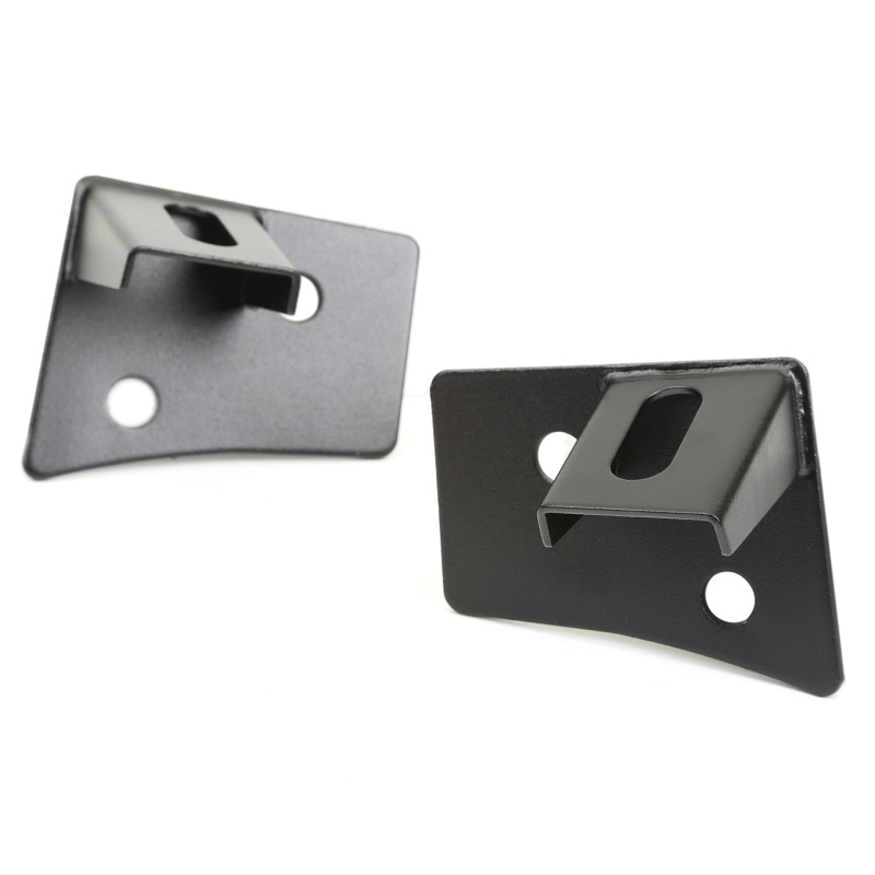 Jeep Wrangler JK Mounting Brackets - Windshield - Rugged Ridge - Textured Black - `07-`18