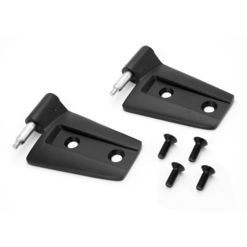 Jeep Wrangler JK Door Hinge Kit - Left - Rugged Ridge - Black - `07-`18