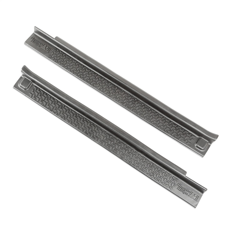 Jeep Wrangler JK Entry Guard Kit - Front - Rugged Ridge - All Terrain - Black - `07-`18