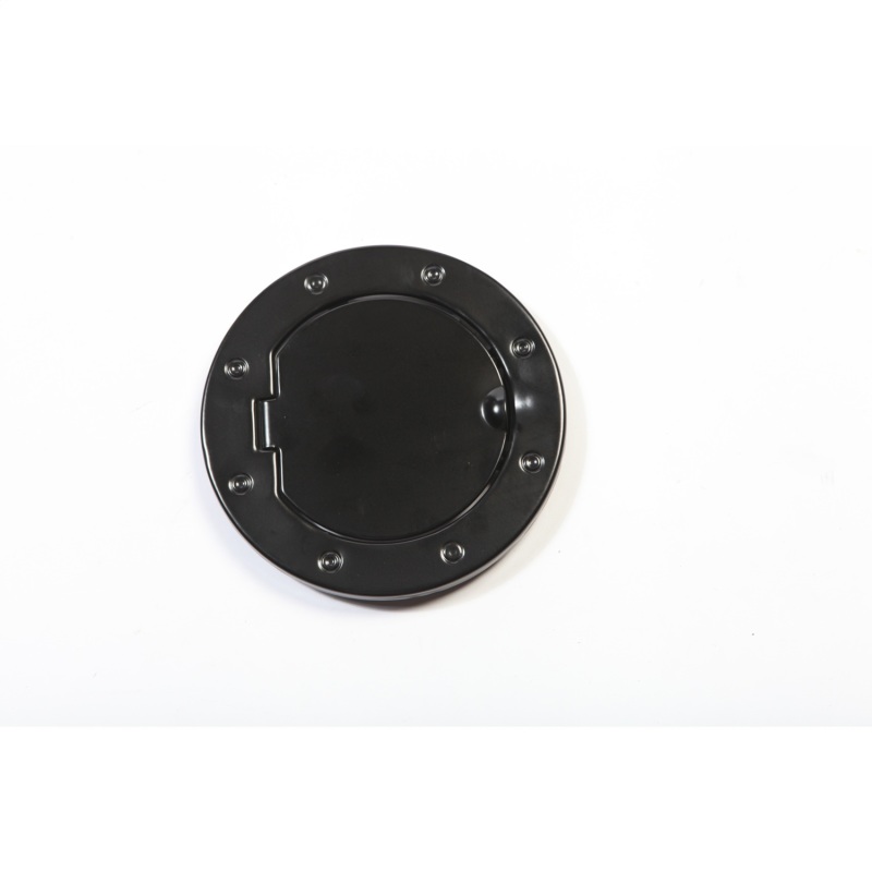 Jeep Wrangler JK Gas Cap Door - Rugged Ridge - Non-Locking - Black - `07-`18