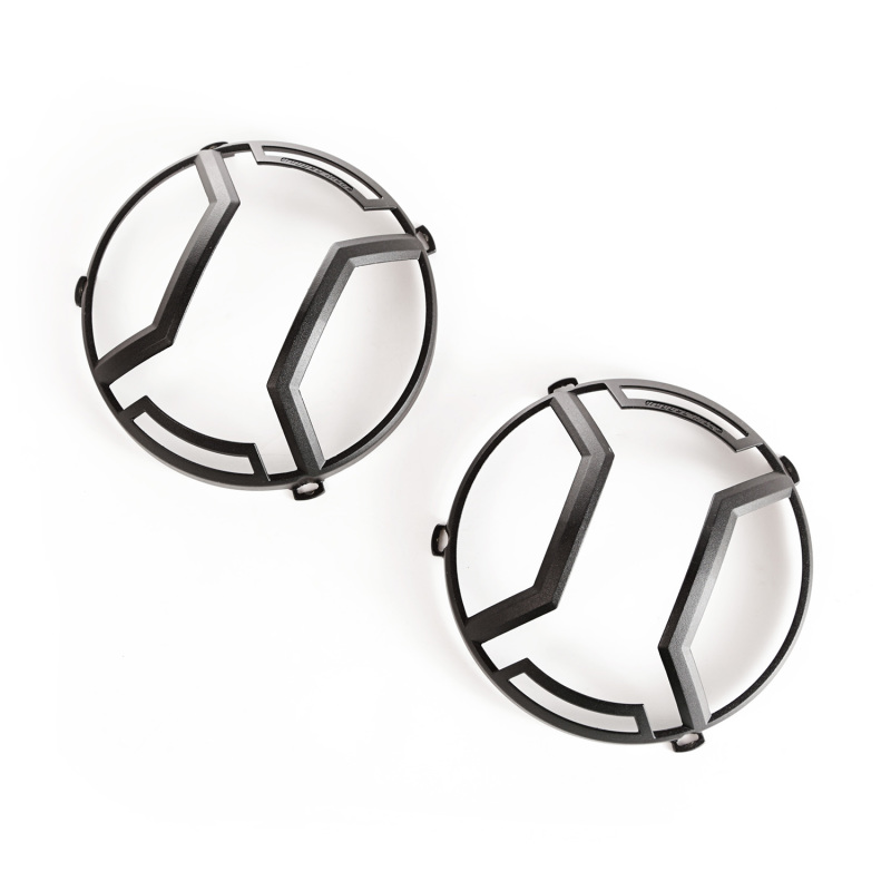 Jeep Wrangler JK Elite Headlight Guards - Rugged Ridge - Elite - Textured Black - `07-`18