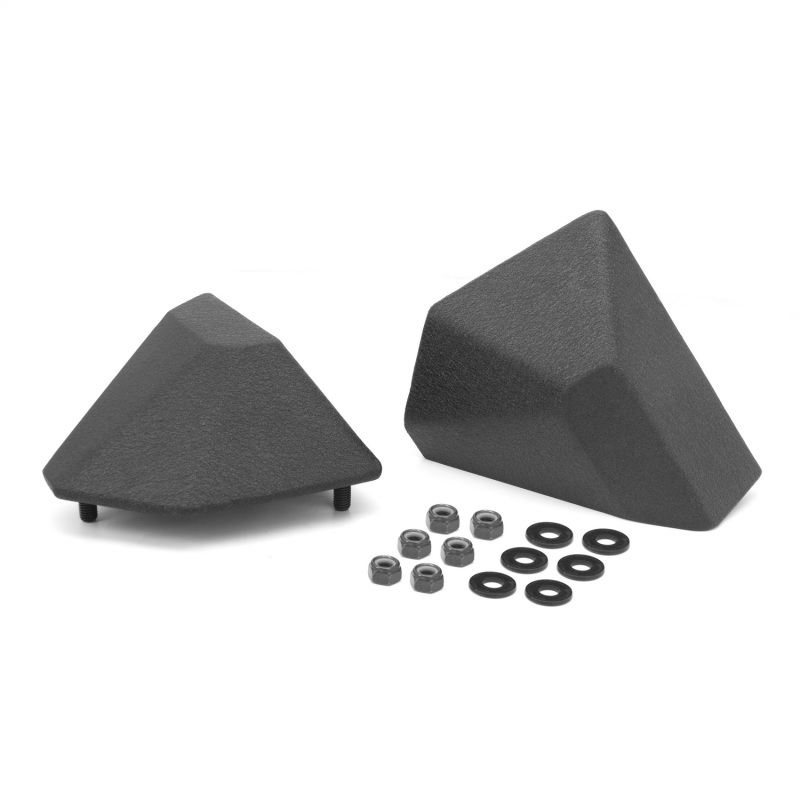 Jeep Wrangler JK Bumper Ends - Front - Rugged Ridge - Stubby, XHD - Textured Black - `07-`18