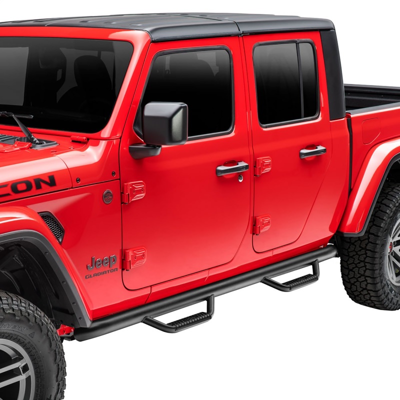 Jeep Gladiator Nerf Bars - Side Step - Rugged Ridge - Spartan - Black - `20-`22