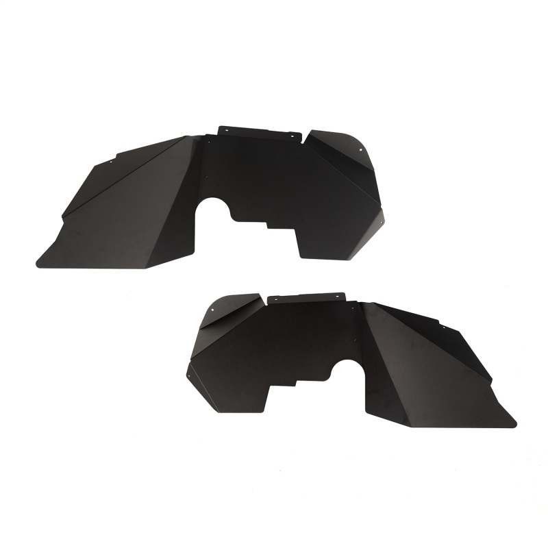 Jeep Wrangler JK Fender Liners - Front - Rugged Ridge - Aluminum - Black - `07-`18