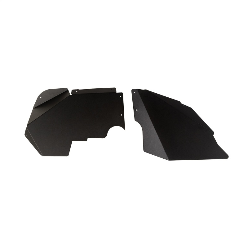 Jeep Wrangler JK Fender Liners - Front - Rugged Ridge - Aluminum - Black - `07-`18