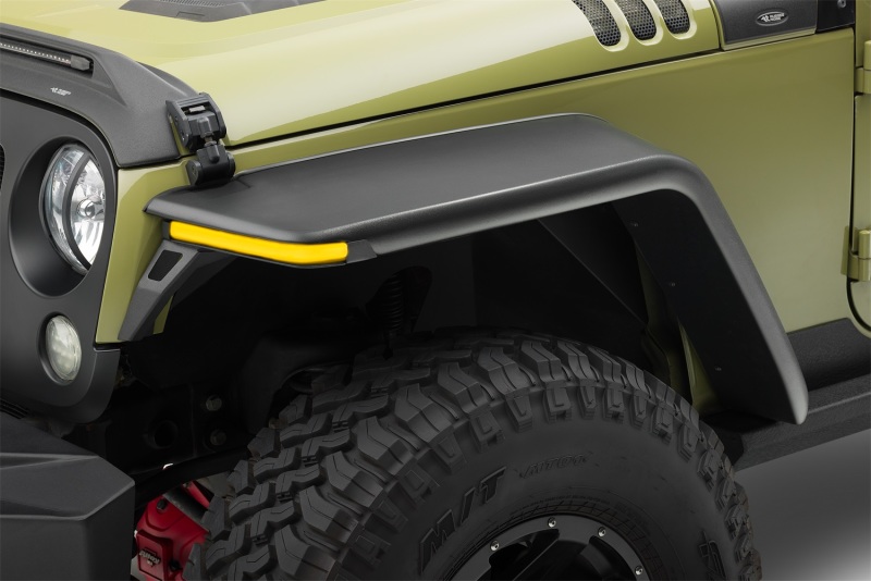 Jeep Wrangler JK Fender Flare - Front + Rear - Rugged Ridge - Max Terrain - `07-`18