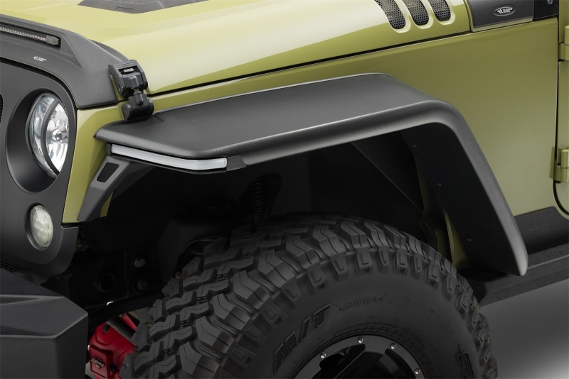 Jeep Wrangler JK Fender Flare - Front + Rear - Rugged Ridge - Max Terrain - `07-`18