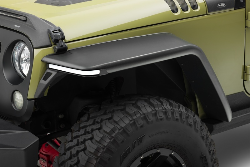 Jeep Wrangler JK Fender Flare - Front + Rear - Rugged Ridge - Max Terrain - `07-`18