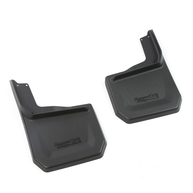 Jeep Wrangler JK Splash Guard Kit - Rear - Rugged Ridge - Black - `07-`18