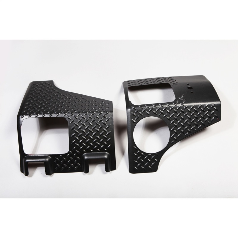 Jeep Wrangler JK Body Armor - Rear - Rugged Ridge - Corner Guards - Black - `07-`18