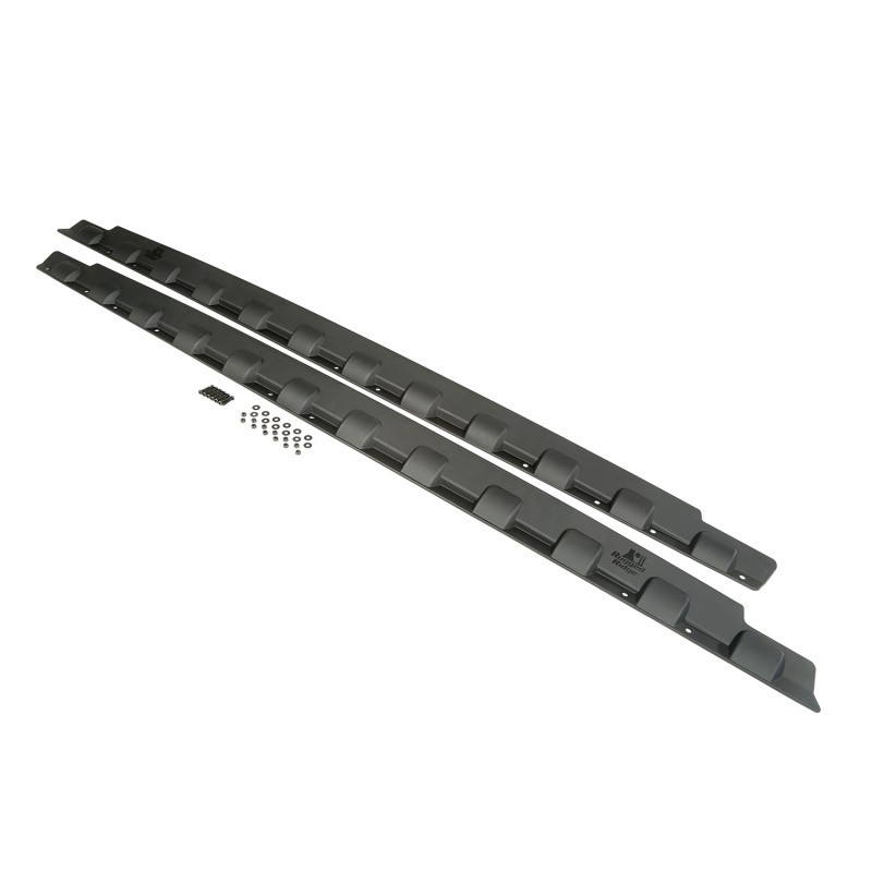Jeep Wrangler JK Rocker Guard Kit, Body Armor - Rocker - Rugged Ridge - Matte Black - `07-`18