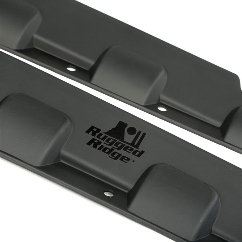 Jeep Wrangler JK Rocker Guard Kit, Body Armor - Rocker - Rugged Ridge - Matte Black - `07-`18
