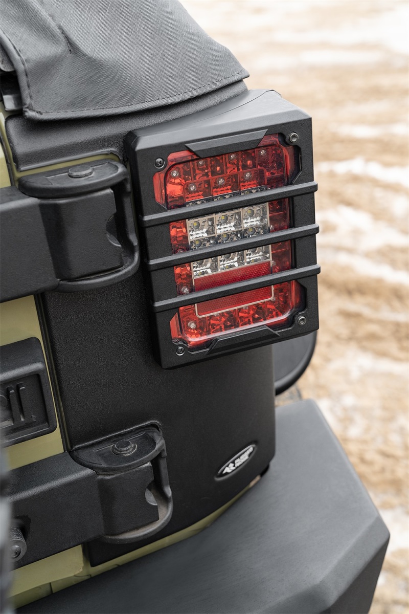 Jeep Wrangler JK Body Armor - Rear - Rugged Ridge - 2018