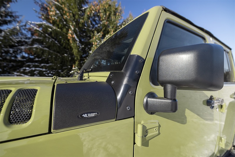 Jeep Wrangler JK Body Armor Cowl - Rugged Ridge - Black - `07-`18