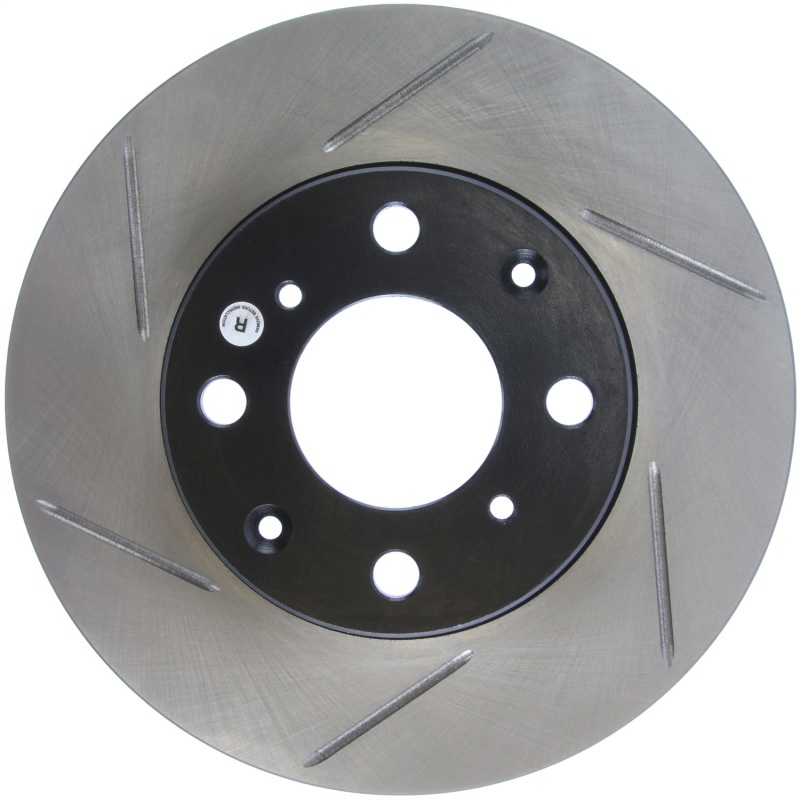 Honda Civic Brake Rotor (1) - Front Right - Stoptech - Slotted Sport - `93-`00