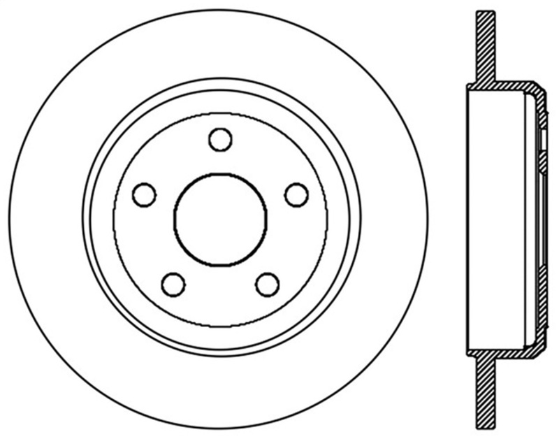 Jeep Grand Cherokee - ST Slotted Sport Brake Rotors