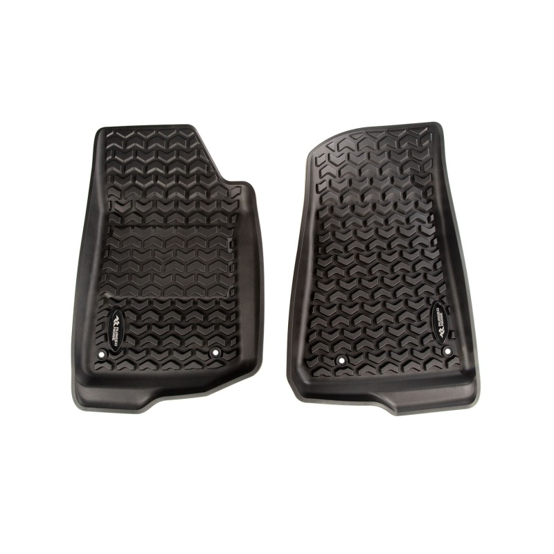 Jeep Wrangler JL Floor Liner Kit - Front + Rear + Full Cargo - Rugged Ridge - All Terrain - Black - `18-`21