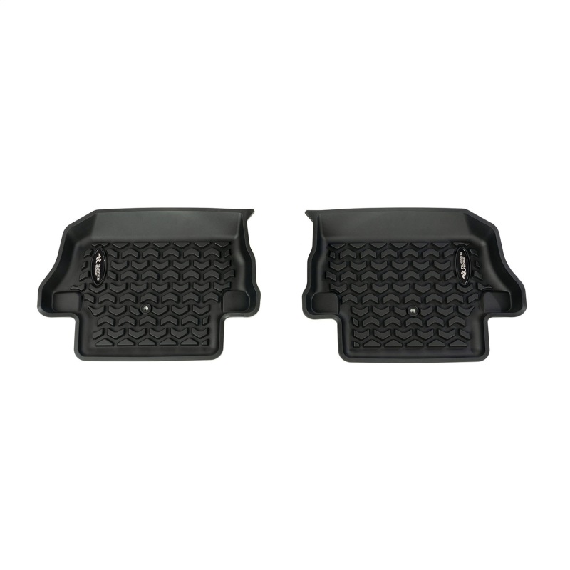 Jeep Wrangler JL Floor Liner Kit - Front + Rear + Full Cargo - Rugged Ridge - All Terrain - Black - `18-`21