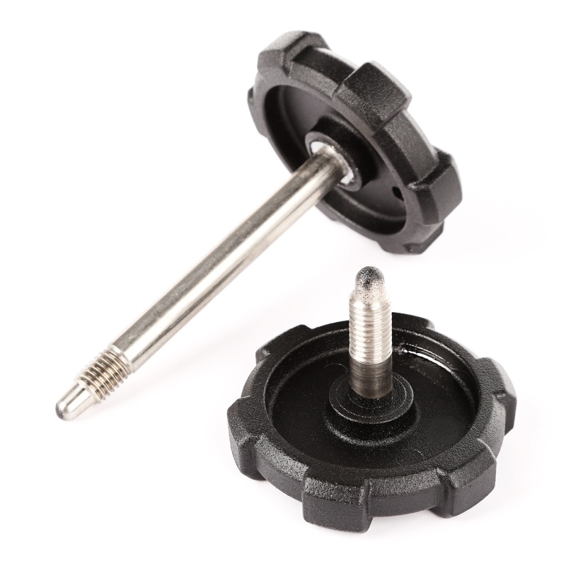 Jeep Wrangler JK Door Surround Knobs - Rugged Ridge - Elite - Black - `07-`18