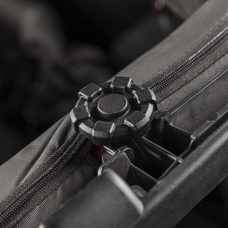 Jeep Wrangler JK Door Surround Knobs - Rugged Ridge - Elite - Black - `07-`18