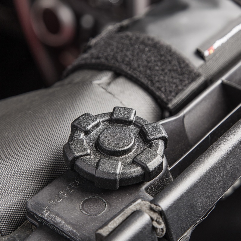 Jeep Wrangler JK Door Surround Knobs - Rugged Ridge - Elite - Black - `07-`18