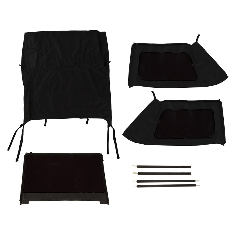 Jeep Wrangler JK Montana Top - Rugged Ridge - Bowless - Black Diamond - `07-`18