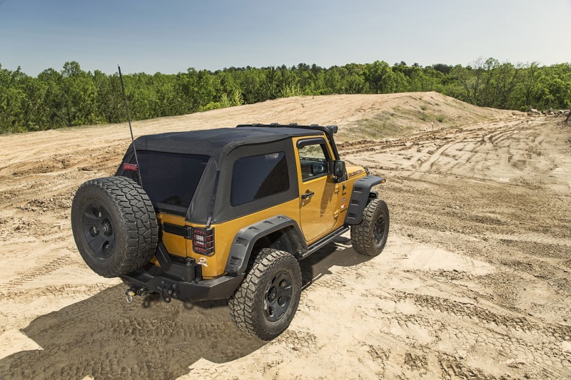 Jeep Wrangler JK Montana Top - Rugged Ridge - Bowless - Black Diamond - `07-`18