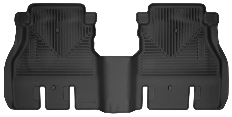 Jeep Wrangler JL Floor Liners - Rear - Husky Liners - WeatherBeater - Black - `19-`24
