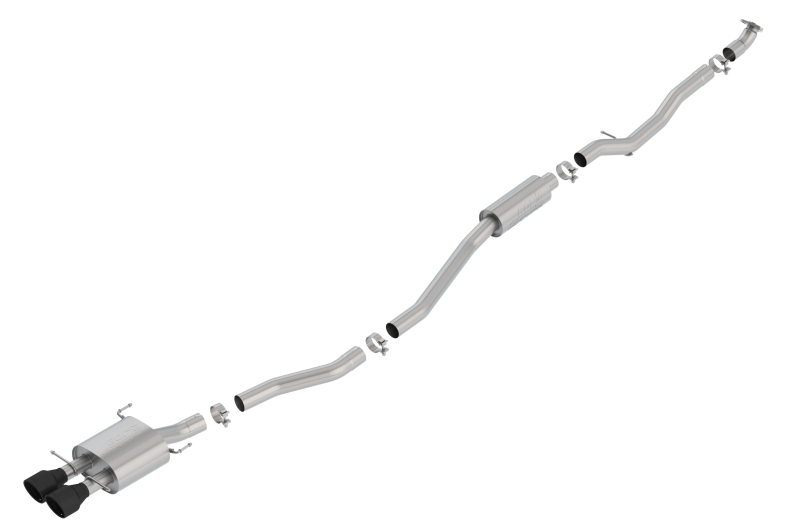 Honda Civic Performance Exhaust - Borla - S-Type Cat-Back - Ceramic Black - 1.5L Turbo - `17-`20