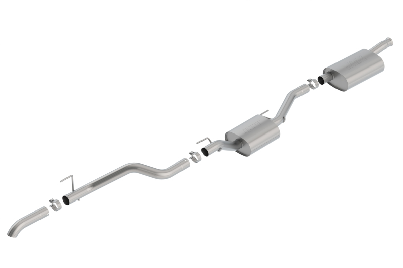 Jeep Gladiator Performance Exhaust - Borla - Cat Back, Climber, S-Type, Touring, High Clearance - 3.6L - `20-`23