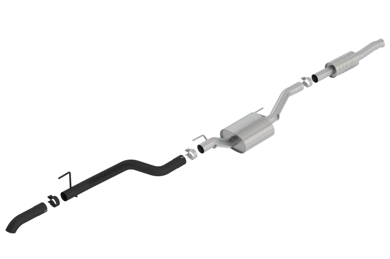 Jeep Gladiator Performance Exhaust - Borla - ATAK Climber Catback, High-Clearance System - Black - 3.6L - `20-`23