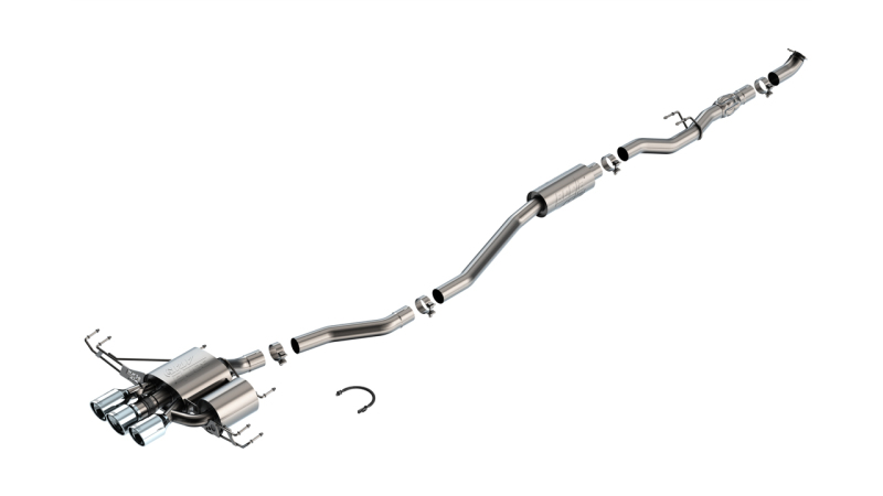 Honda Civic Performance Exhaust - Borla - ATAK Cat Back - 2.0L Turbo - `23-`24