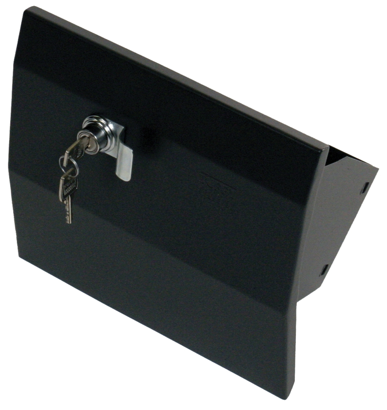 Jeep Wrangler JK Glove Box - Tuffy Products - W/ Keyed Lock - Black - `07-`18