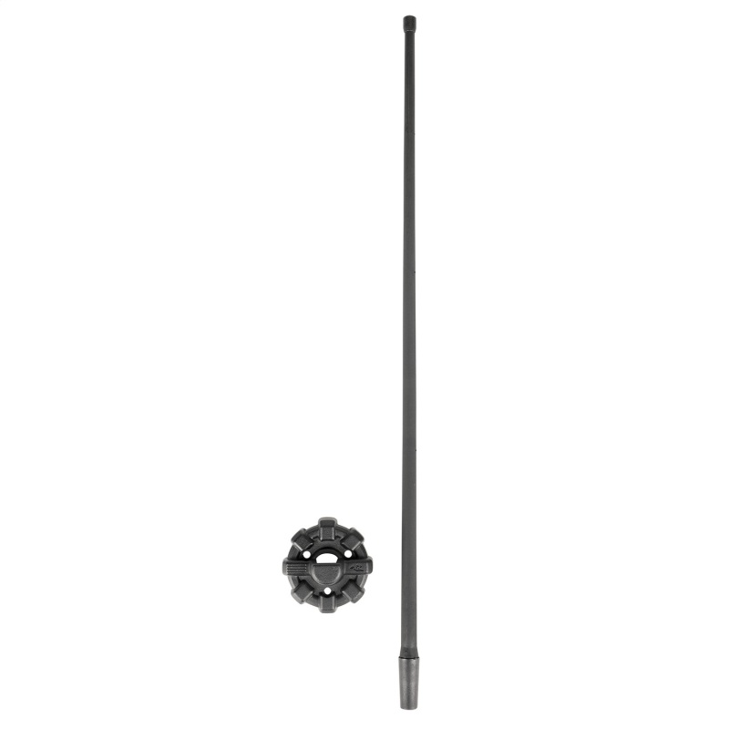 Jeep Gladiator Antenna - Rugged Ridge - 13 in. Reflex Antenna with Elite Base - Black Powder Coat - `20-`22