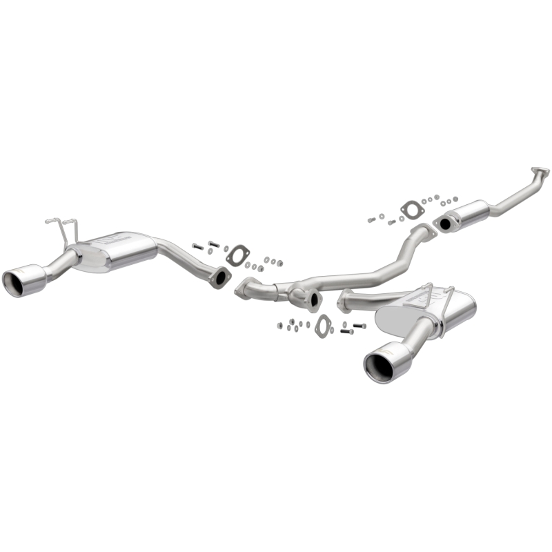 Honda Civic Performance Exhaust - Dual Rear - Magnaflow - Street Series Cat Back - 1.5L L4 Turbo - `16-`21