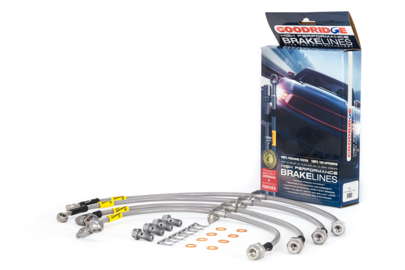 Honda Civic Brake Line Kit - Front + Rear - Goodridge - G-STOP SS Braided - `17-`18